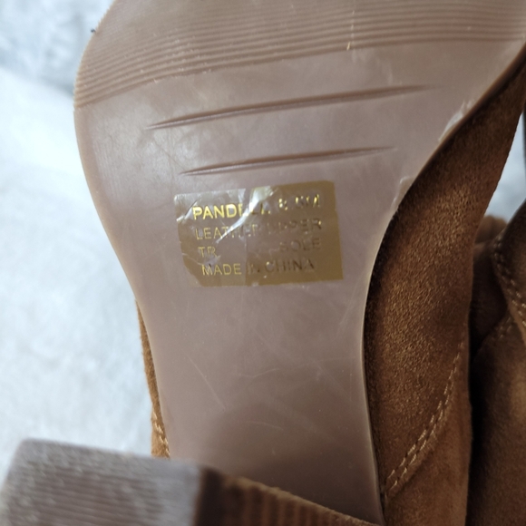 Zodiac Pandell USA brown  suede ankle buckle slouch boot size 8.5 - Picture 12 of 16